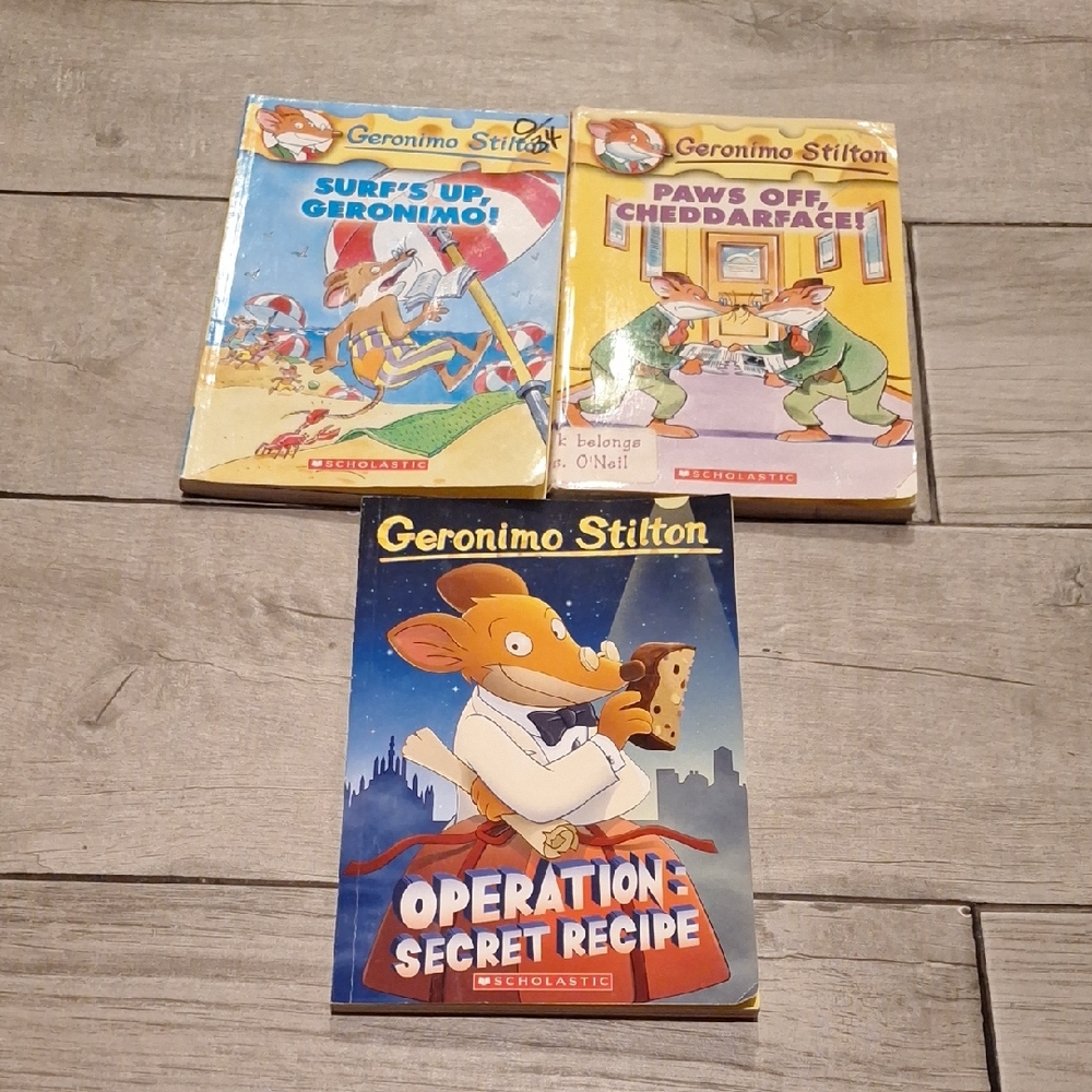 🥠Scholastic Geronimo Stilton Trio 🦉
